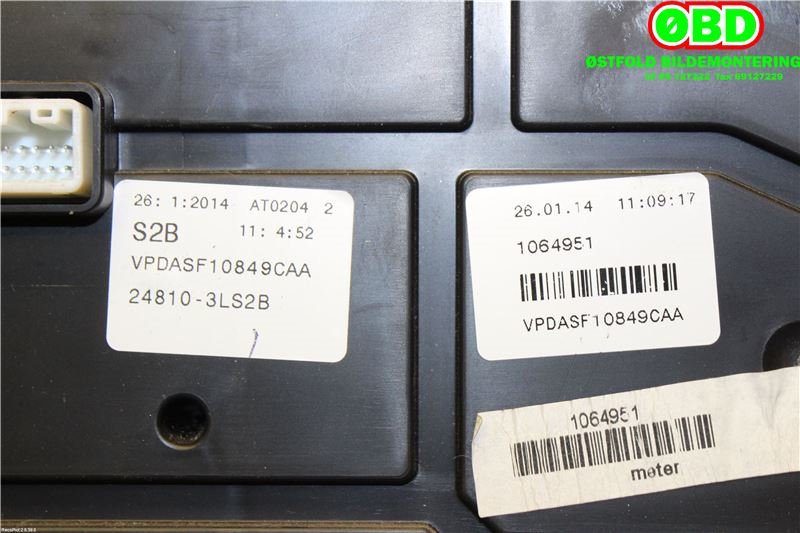 Instrumentpanel til Nissan NV200 2010-2019 (NISSAN|248103LS2B|)