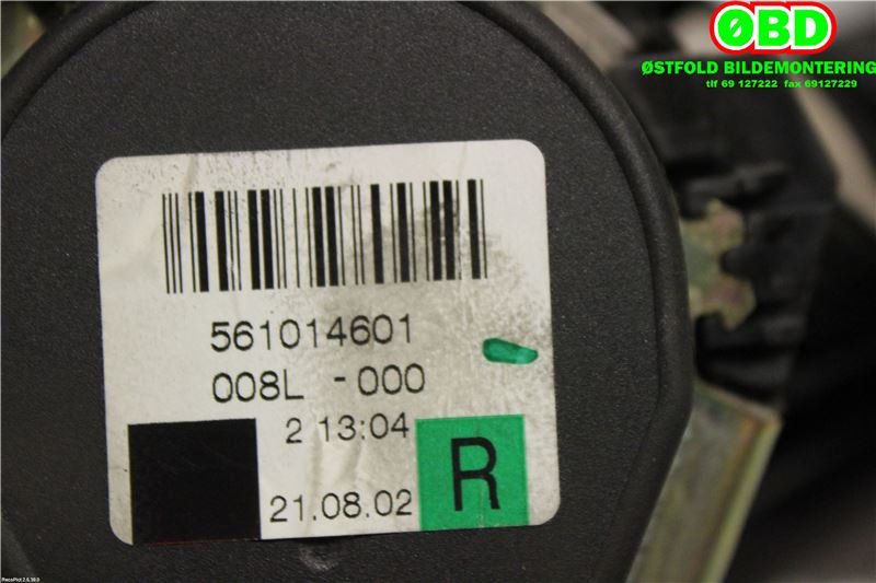 Airbag beltestrammer til Mercedes E-Klasse 2002-2006 (Fase 1) (W211) (W211) (MERCEDES|)