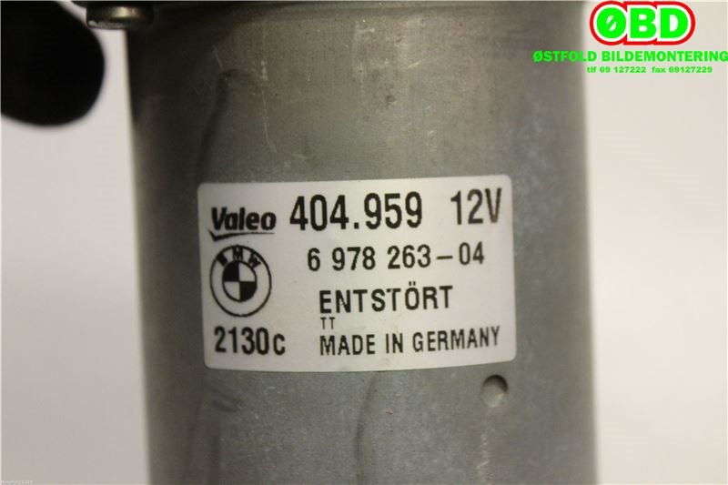 Viskermotor frontrute til BMW 3-Serie 2005-2011 (E90/E91/E92/E93) (E90/E91/E92/E93) (BmW||404959|6978263)