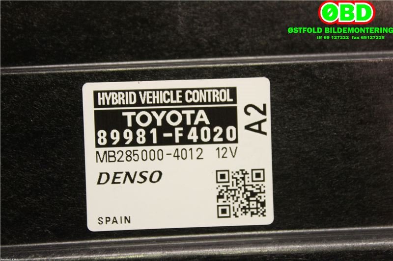 Styreenhet diverse til Toyota C-HR 2016-->>  (TOYOTA|89981F4020|2850004012)