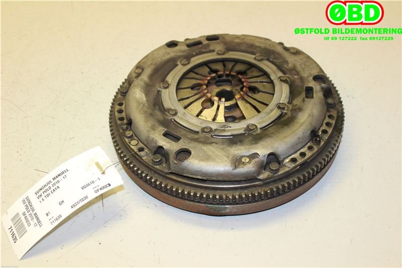 Svinghjul manuell til VW Polo 2009-2014 (Type V, Fase 1) (VOLKSWAGEN|038 105 266 BC|)