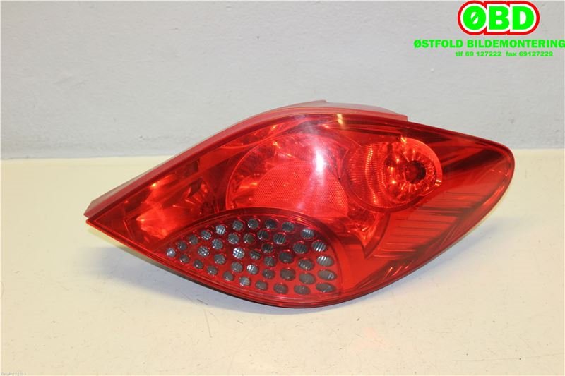 Baklykt høyre til Peugeot 207, 2006-2012  (PEUGEOT|6351 Y7)