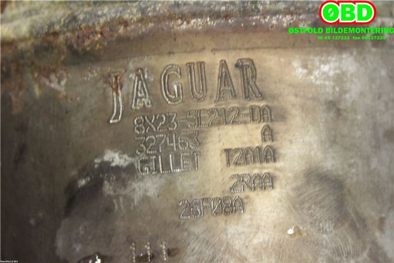 Katalysator til Jaguar XF 2008-2015 (X250) (X250) (JAGUAR|C2Z9181||8X235E212DA)