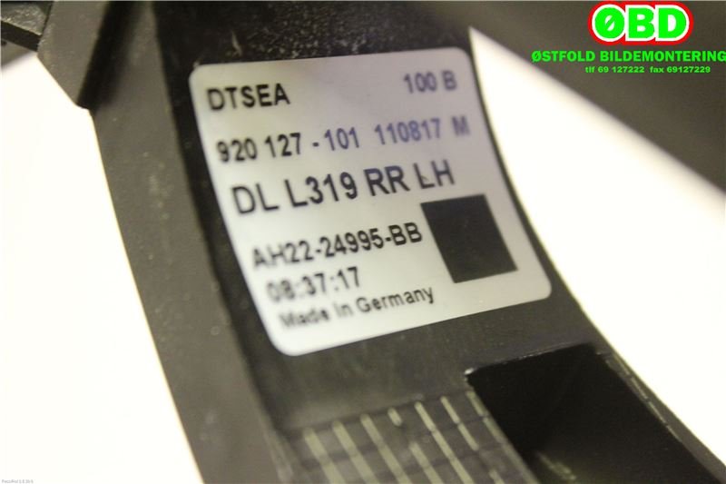 Dørhåndtak utv venstre bak til Land Rover Discovery 2009-2017 (Type IV)  (LAND-ROVER|LR019308|LR018298|)