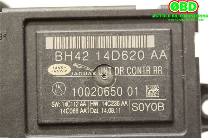Styreenhet dør venstre foran til Land Rover Discovery 2009-2017 (Type IV) (LAND-ROVER|LR023340||BH4214D620AA)