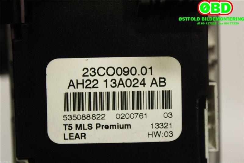 Bryter lys til Land Rover Discovery 2009-2017 (Type IV) (LAND-ROVER|LR010876||AH2213A024AB)