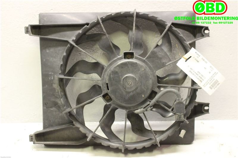 Kjølevifte til Hyundai Santa Fe 2006-2009 (Type II, Fase 1) (HYUNDAI|977302B200|)