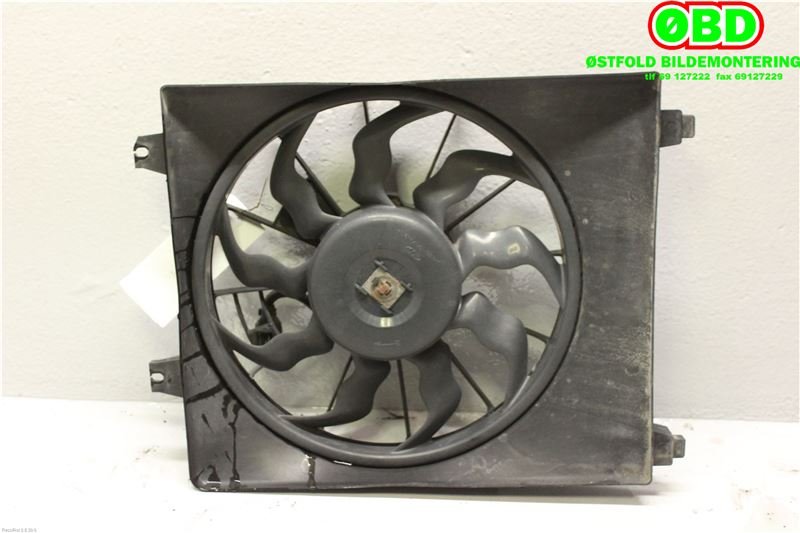 Kjølevifte til Hyundai Santa Fe 2006-2009 (Type II, Fase 1) (HYUNDAI|977302B200|)
