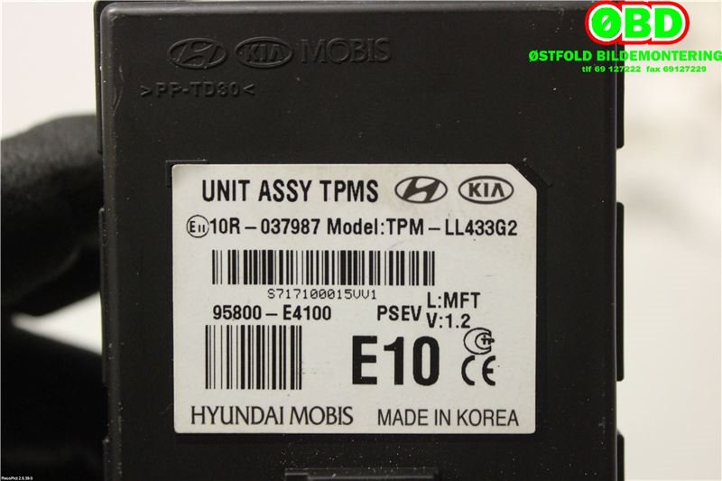 Styreenhet diverse til Kia Soul 2014-2019 (Type II) (KIA|95800E4100|)