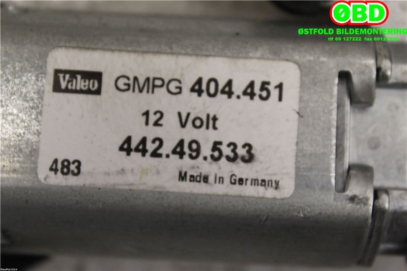 Takluke motor til Volvo V70, 2000-2004 (Type II, Fase 1) (VOLVO|30716707)
