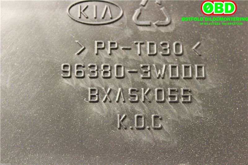 Bilstereo diverse til Kia Sportage 2010-2016 (Type III) (KIA|963803W000|)