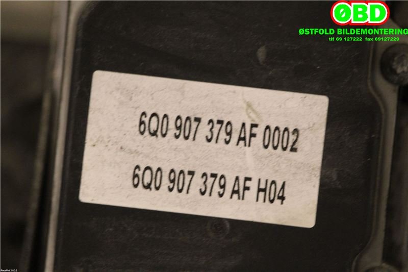 ABS sentral til Škoda Fabia 2000-2007 (Type I)  (SKODA|6Q0 614 117 T|6Q0 614 117 AK|)