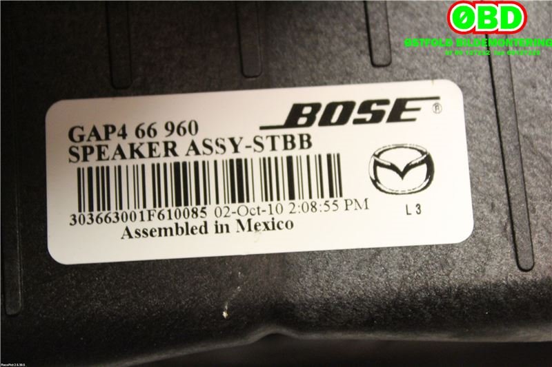Bilstereo diverse til Mazda 6 2010-2013 (Type II, Fase 2)  (MAZDA|GAP466960|)