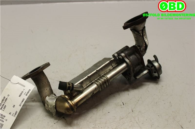 EGR-kjøler til Mazda 6 2010-2013 (Type II, Fase 2)  (MAZDA|R2AA2031XC|)