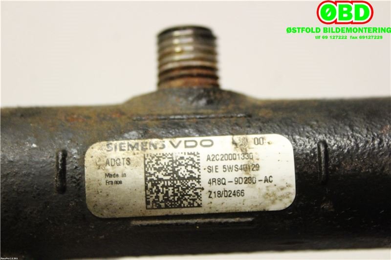 Dyseskinne (fuelrail) til Land Rover Range Rover Sport 2005-2013  (LAND-ROVER|1369551||4R8Q9D280AC)