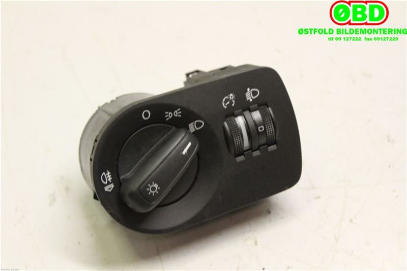 Bryter lys til Audi A1 2010-2014 (Type I, Fase 1) (AUDI|8X1 941 531 AA|)