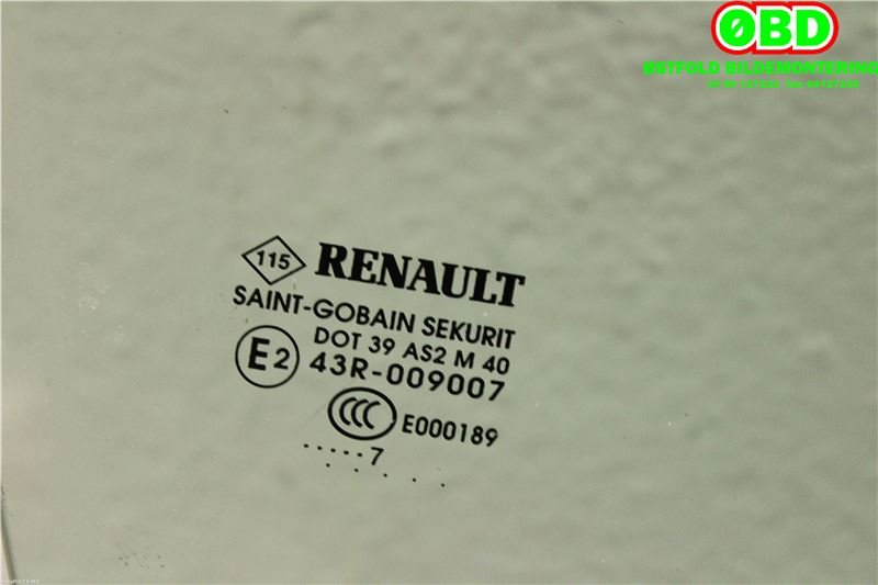 Siderute høyre foran til Renault Zoe 2013-2019 (Fase 1)  (RENAULT|803007143R|803008825R|)