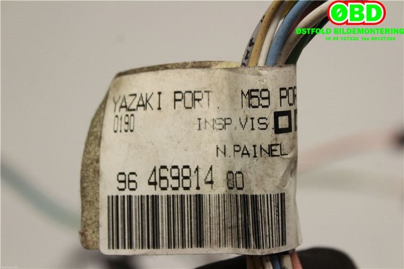 Ledningsnett til Peugeot Partner 2002-2008 (Type I, Fase 2)  (PEUGEOT|655981|9677049580|)