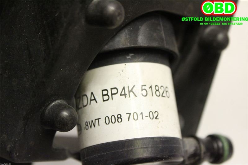 Lyktespylerdyse til Mazda 3 2003-2005 (Type I, Fase 1)  (MAZDA|BP4K51826B||BP4K51826)