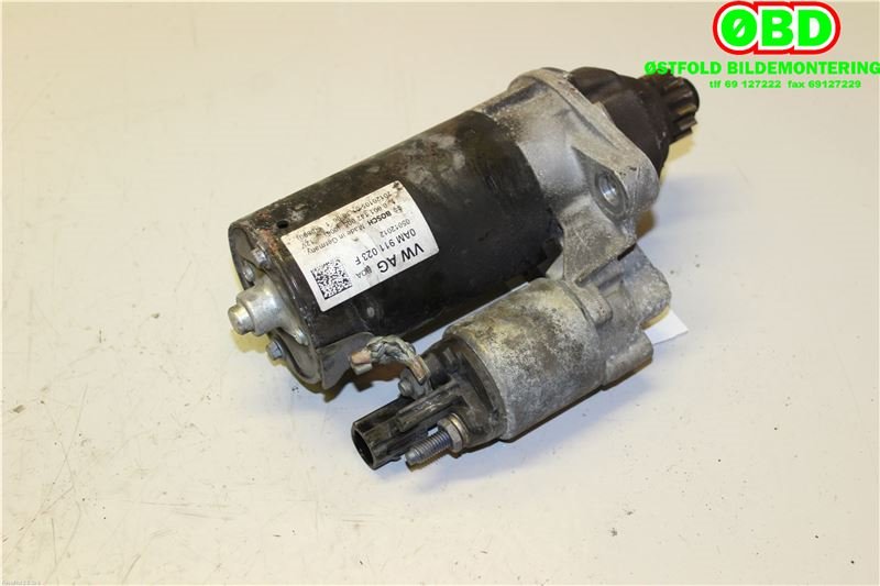 Starter til Audi A1 2010-2014 (Type I, Fase 1)  (AUDI|0AM 911 023 F|0AM 911 023 FX|0AM911023F)