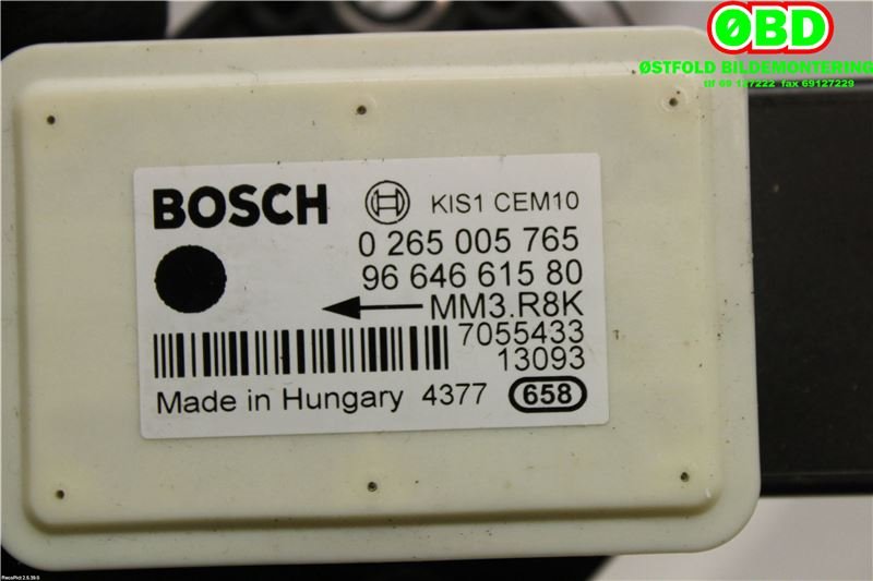 Sensor diverse til Peugeot 3008 2009-2016 (Type I)  (PEUGEOT||0265005765|9664661580)