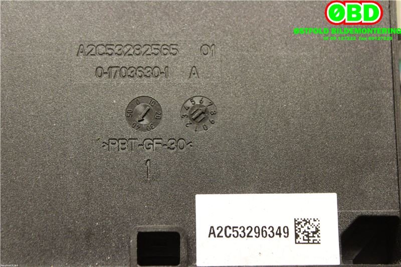Styreenhet elektrisk parkbrems (EPB - Electric Parking Brake) til Volvo V60 2010-2013 (Type I, Fase 1)  (VOLVO|31445314||A2C53296349)