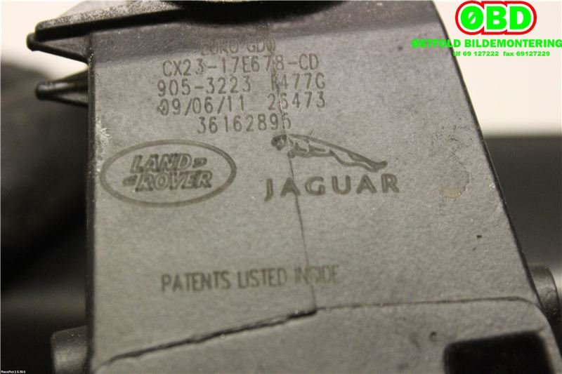 Speil innvendig til Jaguar XF 2008-2015 (X250) (X250) (JAGUAR|C2Z22369||CX2317E678CD)