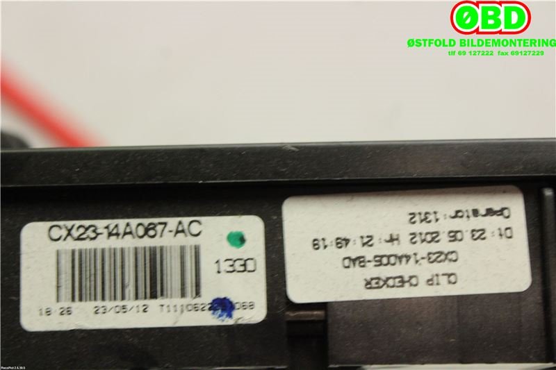Sikringsboks til Jaguar XF 2008-2015 (X250) (X250) (JAGUAR||CX2314A067AC)