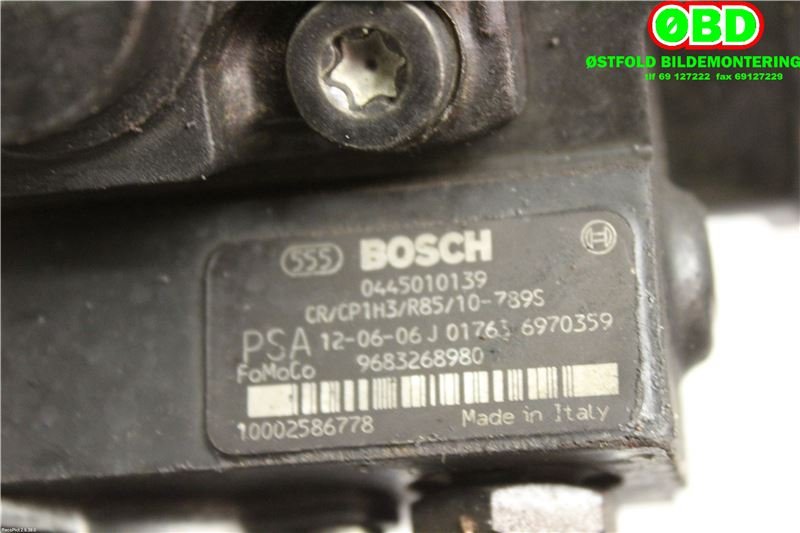 Dieselpumpe til Jaguar XF 2008-2015 (X250) (X250) (JAGUAR|C2S52193|C2S52532|9683268980)