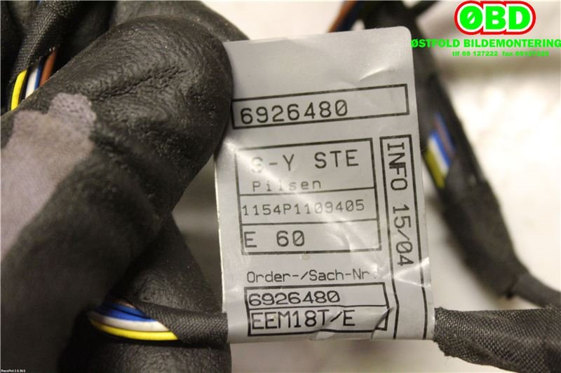 Ledningsnett til BMW 5-Serie 2003-2010 (E60/E61) (E60/E61) (BMW|61 12 6 925 945|6926480|6926003)