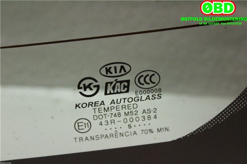 Bakrute til Kia Sorento 2003-2009 Type I (KIA|817113E030|817113E040|)