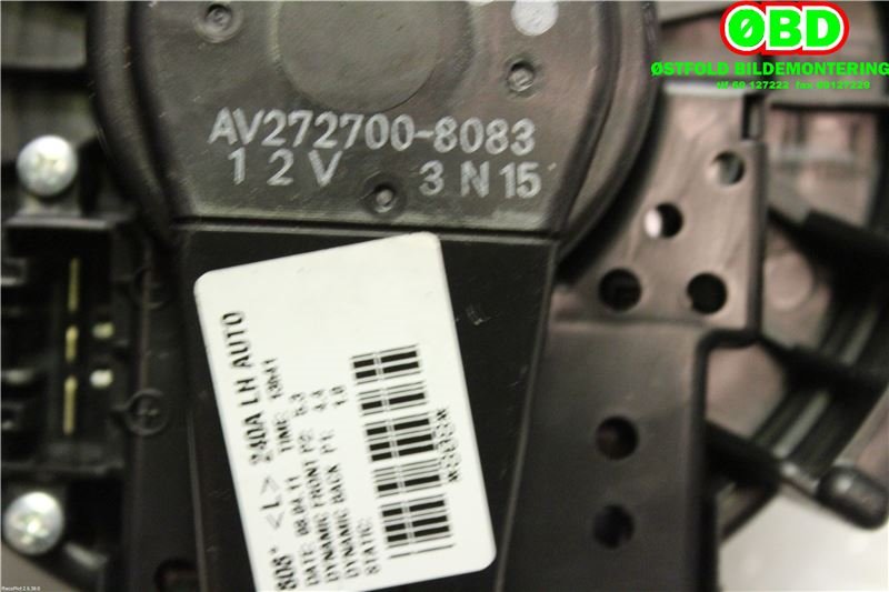 Varmeapparat motor til Toyota Auris 2010-2012 (Type I, Fase 2)  (TOYOTA|8710305060|2727008083|)