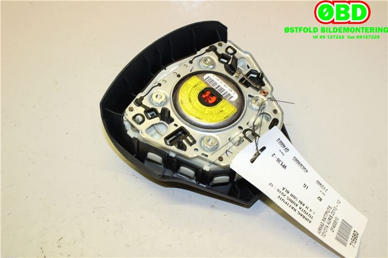 Airbag rattpute til Toyota Auris 2010-2012 (Type I, Fase 2)  (TOYOTA|4513002501B0|)