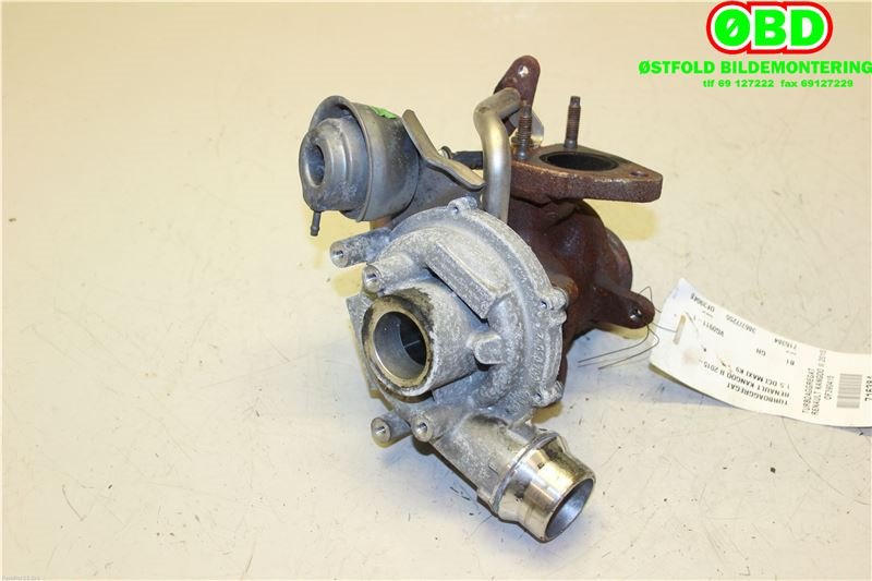 Turbo til Renault Kangoo 2008-2021 (Type II) (RENAULT|144116213R|)
