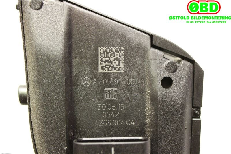 Pedal gass til Mercedes C-Klasse 2014-2018 (Fase 1) (W205) (W205) (MERCEDES|A 205 300 00 04||2053000004)