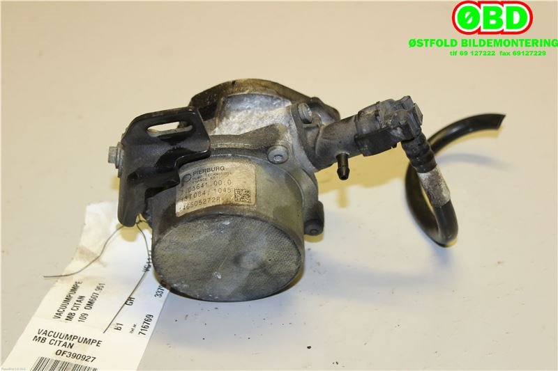 Vakuumpumpe til Mercedes Citan 2012-2021 (W415) (W415) (MERCEDES|A 607 230 00 65|A 607 090 00 05|146505272R)