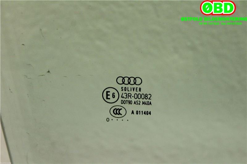 Siderute høyre foran til Audi A1 2010-2014 (Type I, Fase 1) (AUDI|8X3 845 202|)