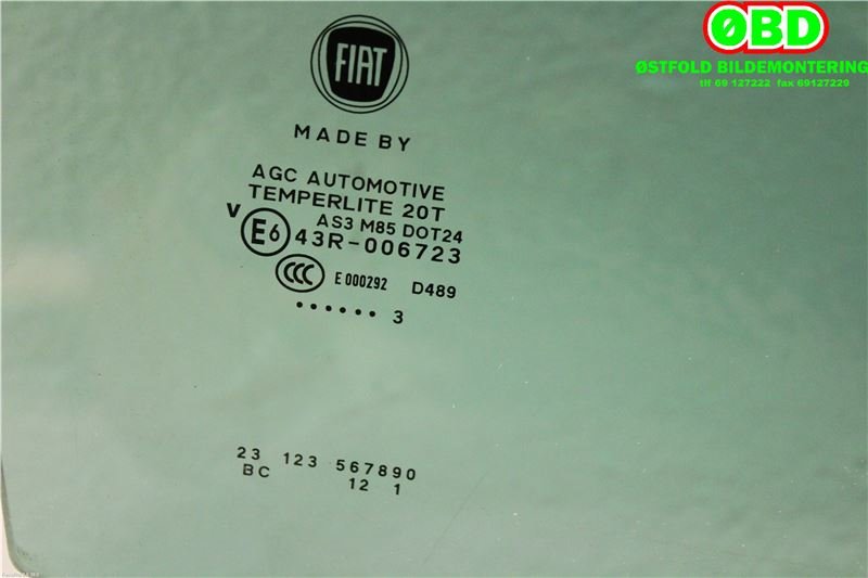 Siderute høyre bak til Fiat 500L (MPV) 2013-2015 (FIAT|51890216|52122651|)