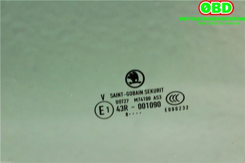 Siderute venstre bak til Škoda Superb 2008-2015 (Type II) (SKODA|3T5 845 205 A|)