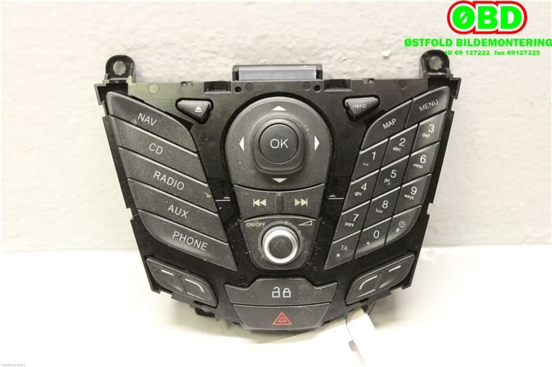 Bilstereo diverse til Ford Fiesta 2013-2017 (Type VI, Fase 2) (FORD|1895837||C1BT18K811RA)