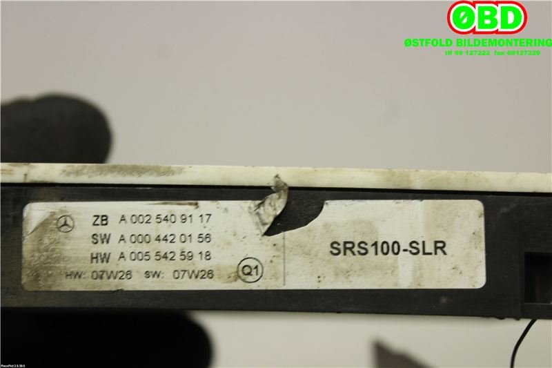 Sensor radar til Mercedes S-Klasse 2005-2013 (W221) (W221) (MERCEDES|A 002 540 91 17||0025409117)