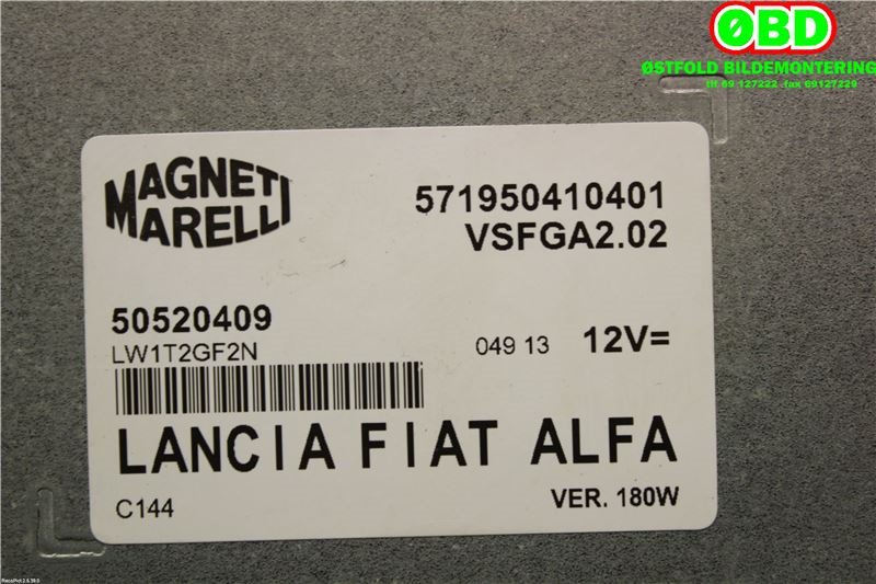 Styreenhet diverse til Fiat 500L (MPV) 2013-2015  (FIAT|50520409|)