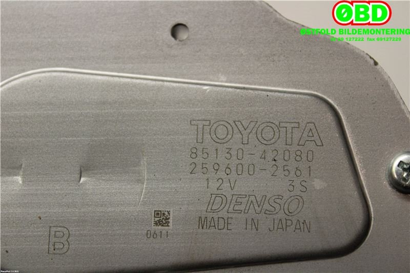 Viskermotor bakrute til Toyota RAV4 2013-2015 (Type IV, Fase 1)  (TOYOTA|8513042080|2596002561)
