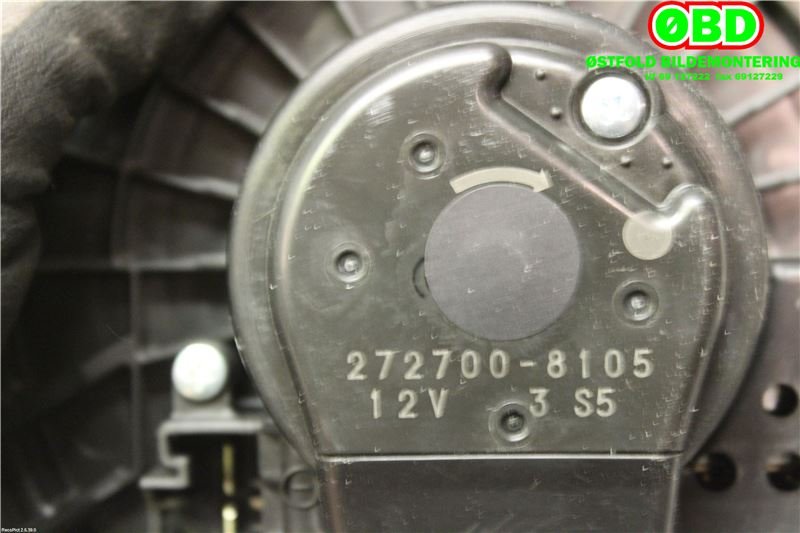 Varmeapparat motor til Toyota RAV4 2013-2015 (Type IV, Fase 1)  (TOYOTA|8710342101|2727008105|)
