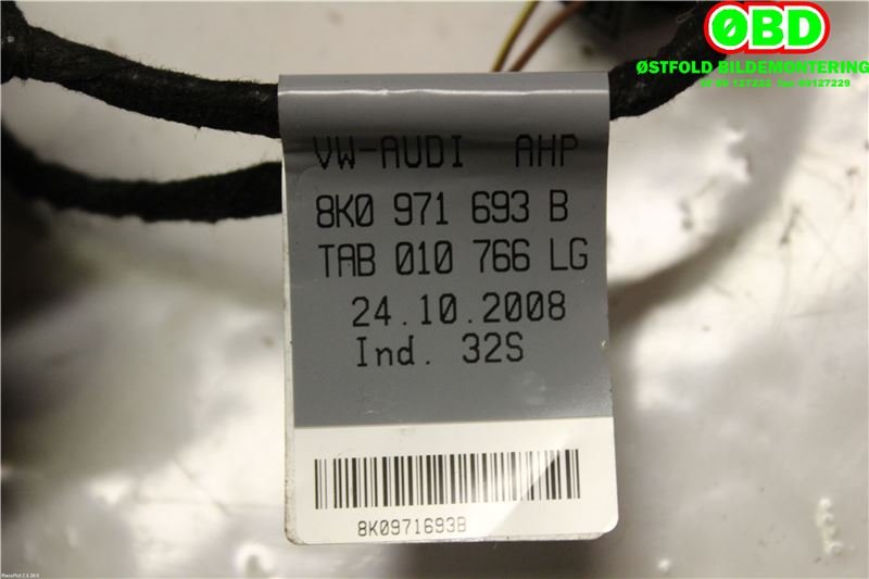 Ledningsnett til Audi A4, Allroad 2009-2016 (Type I) (B8) (B8) (AUDI|8K0971688AE|8K0971693B|8K0971688AC)