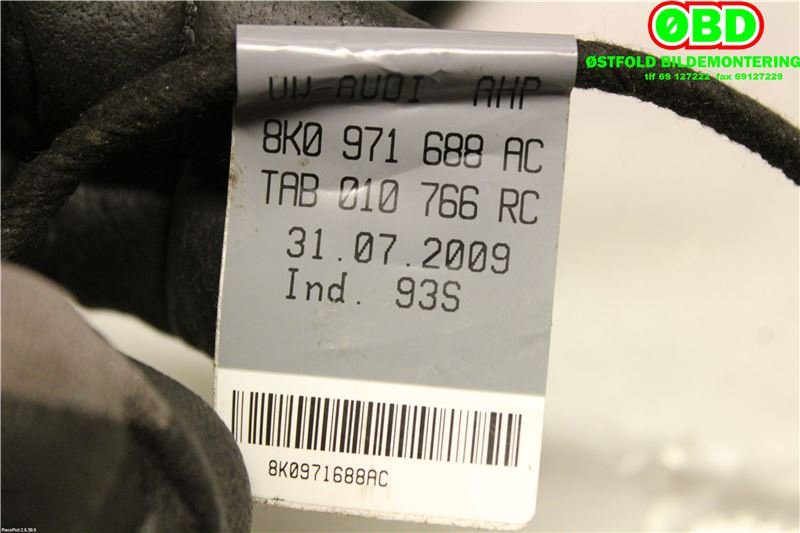 Ledningsnett til Audi A4, Allroad 2009-2016 (Type I) (B8) (B8) (AUDI|8K0971688AE|8K0971693B|8K0971688AC)