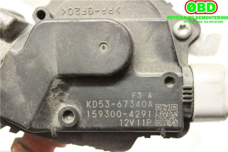 Viskermotor frontrute til Mazda CX-5 2012-2017 (Type I)  (MAZDA CX-5||1593004291|KD5367340A)