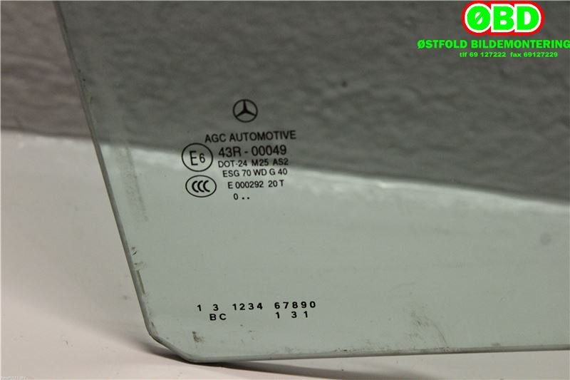 Siderute høyre bak til Mercedes GLK 2008-2015 (X204) (X204)