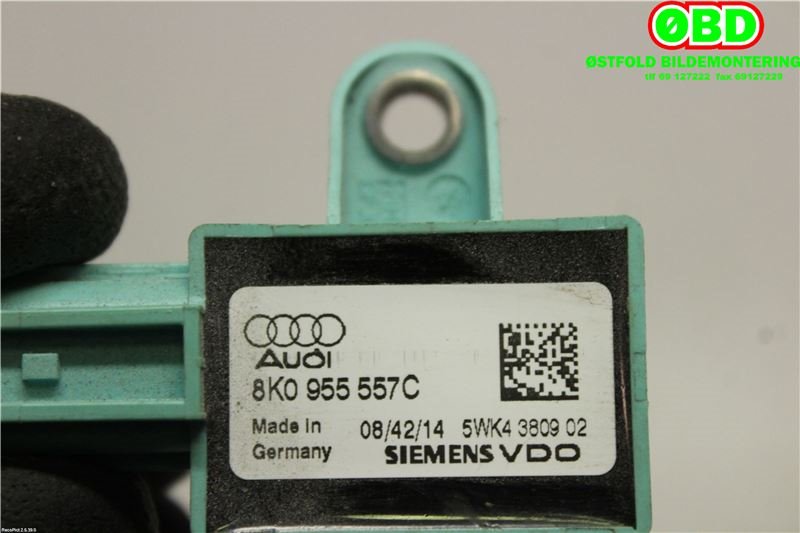 Airbag sensor venstre til Audi A5 2007-2016 (Type I)  (AUDI|8K0 955 557 C||8K0955557C)