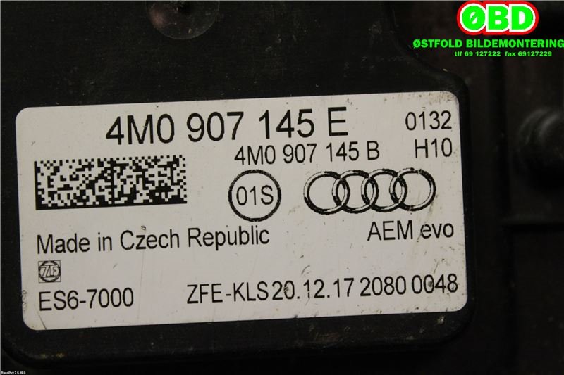 Styreenhet diverse til Audi Q7 2015-->> (Type II)  (AUDI|4M0 907 145 E||4M0907145E)